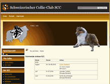 Tablet Screenshot of collieclub.ch